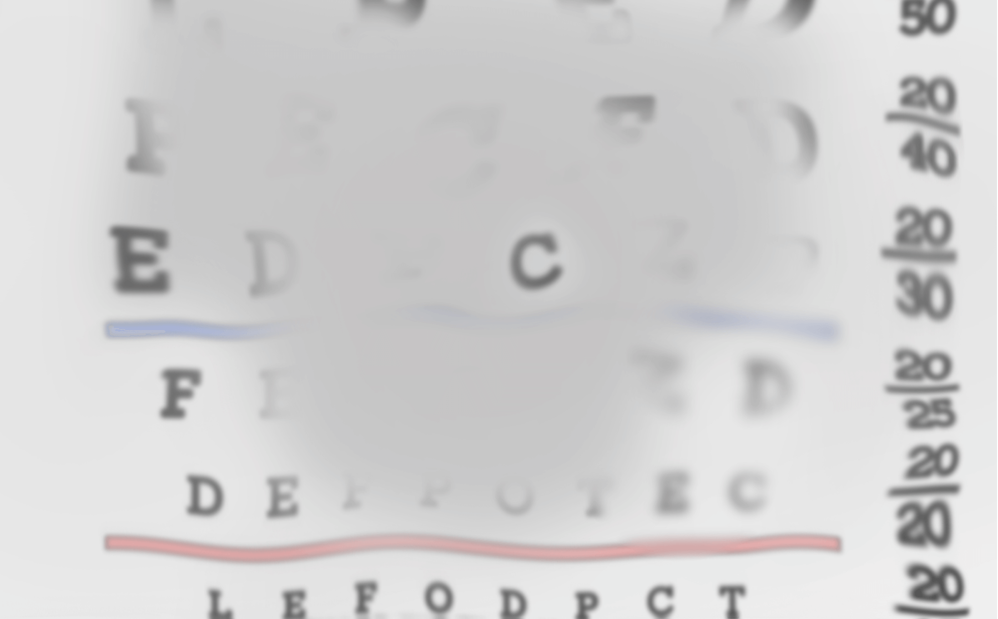 Eye chart: GA through a patient's eyes at 6 years